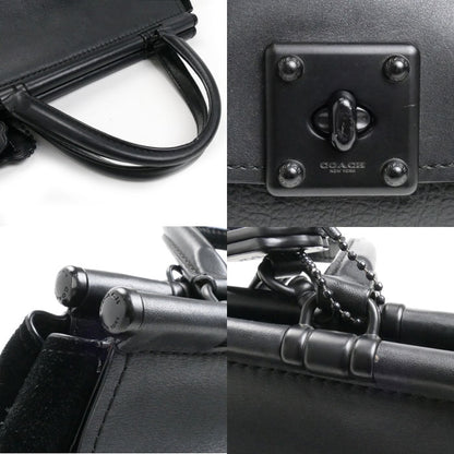 COACH コーチ ドリフター キャリーオール 2Wayショルダーバッグ ブラック 38389 レディース【中古】