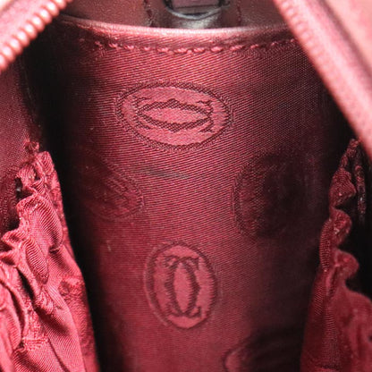 CARTIER カルティエ マストライン セカンドバッグ ボルドー メンズ【中古】