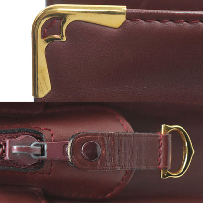 CARTIER カルティエ マストライン セカンドバッグ ボルドー メンズ【中古】