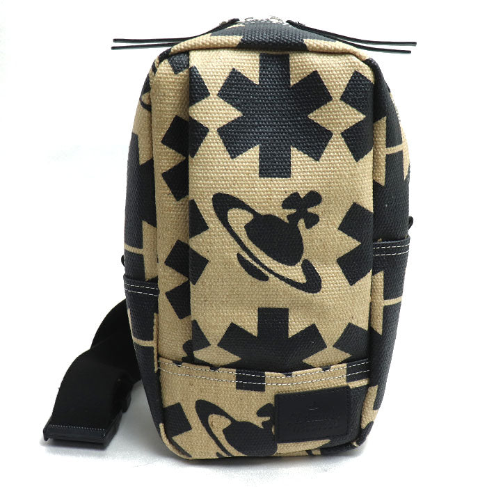Vivienne Westwood ヴィヴィアンウエストウッド ボディバッグ ブラウン/ブラック ユニセックス【中古】