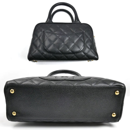 CHANEL シャネル ミニボストン ハンドバッグ ブラック A20996 レディース【中古】