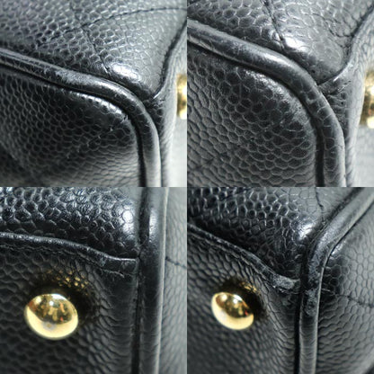 CHANEL シャネル ミニボストン ハンドバッグ ブラック A20996 レディース【中古】