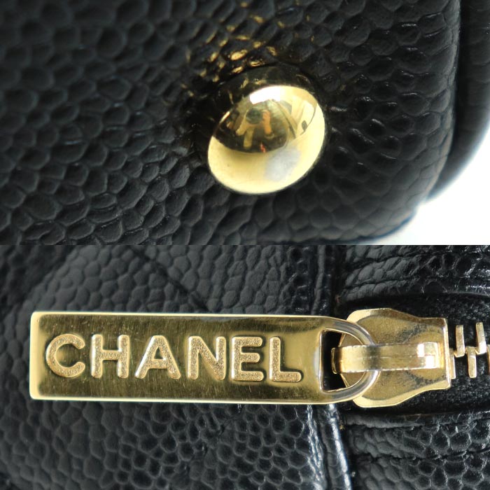 CHANEL シャネル ミニボストン ハンドバッグ ブラック A20996 レディース【中古】