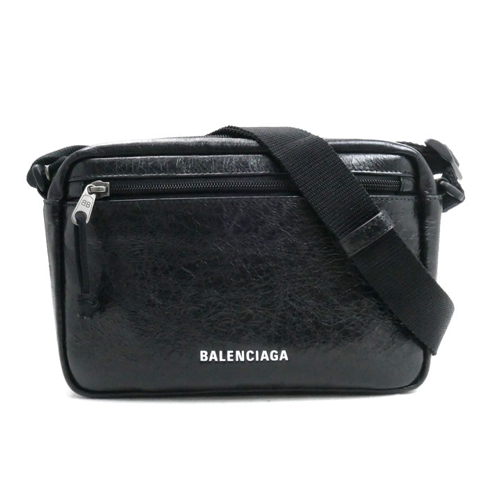 BALENCIAGA バレンシアガ エクスプローラー ショルダーバッグ ブラック 646138 ユニセックス【中古】