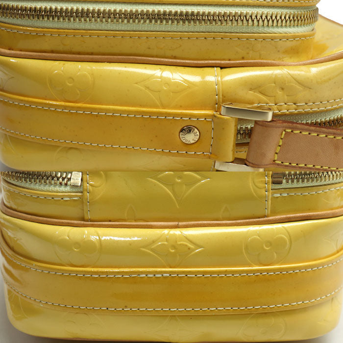 LOUIS VUITTON ルイ・ヴィトン ウースター ショルダーバッグ ヴェルニ イエロー M91075 BA0949 レディース【中古】
