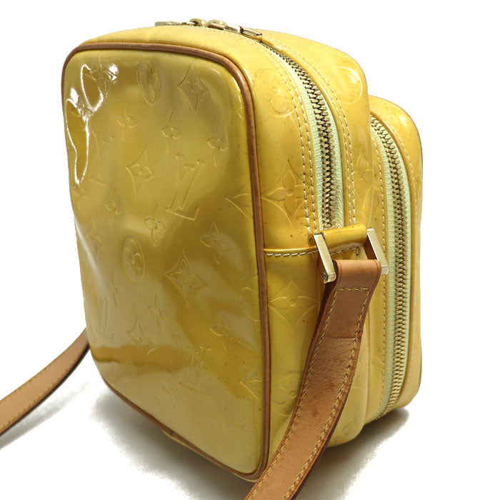 LOUIS VUITTON ルイ・ヴィトン ウースター ショルダーバッグ ヴェルニ イエロー M91075 BA0949 レディース【中古】