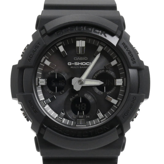 CASIO カシオ G-SHOCK 電波 腕時計 ソーラー GAW-100B-1AJF メンズ【中古】【美品】