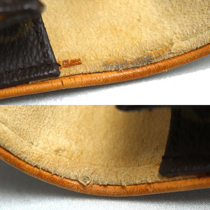 LOUIS VUITTON ルイ・ヴィトン ポシェットツインPM ポーチ モノグラム ブラウン M51854 CA0031 レディース【中古】