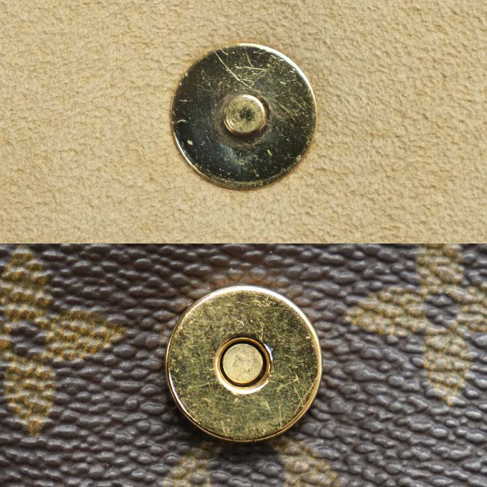 LOUIS VUITTON ルイ・ヴィトン ポシェットツインPM ポーチ モノグラム ブラウン M51854 CA0031 レディース【中古】