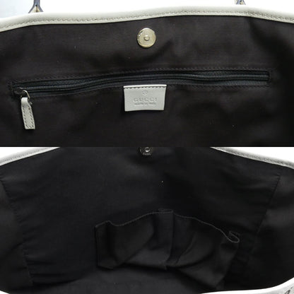 GUCCI グッチ ニューブリット トートバッグ ベージュ/ホワイト 169946 レディース【中古】