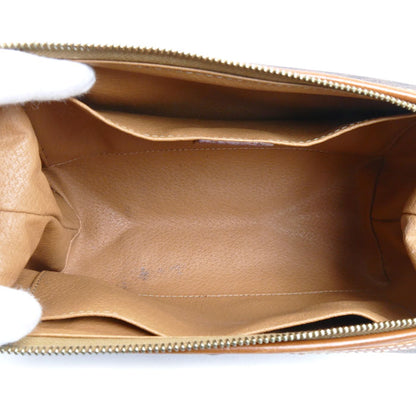 CELINE セリーヌ マカダム ポーチ ブラウン レディース【中古】