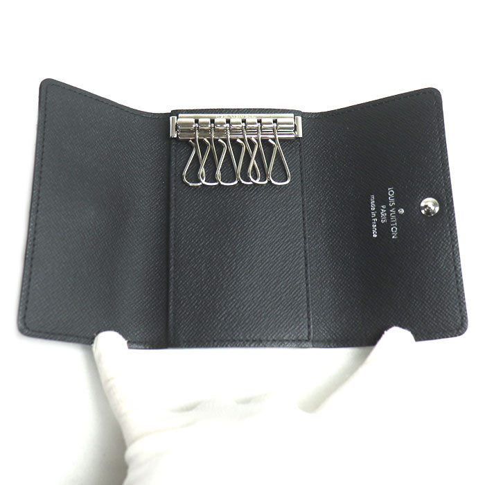 LOUIS VUITTON ルイ・ヴィトン ミュルティクレ6 キーケース ダミエグラフィット ブラック N62662 CT5210 メンズ【中古】