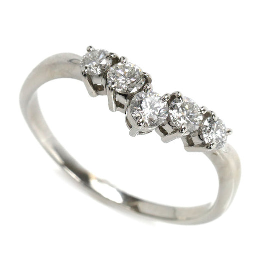 MIKIMOTO ミキモト Pt950プラチナ リング・指輪 ダイヤモンド0.58ct 19.5号 4.3g レディース【中古】【美品】