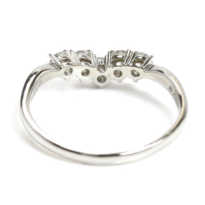 MIKIMOTO ミキモト Pt950プラチナ リング・指輪 ダイヤモンド0.58ct 19.5号 4.3g レディース【中古】【美品】