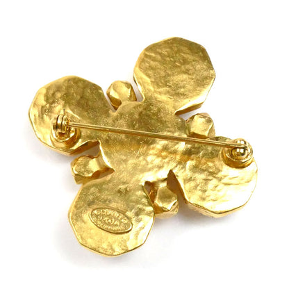 CHANEL シャネル メタル ココマーク フェイクパール ブローチ 24g レディース【中古】