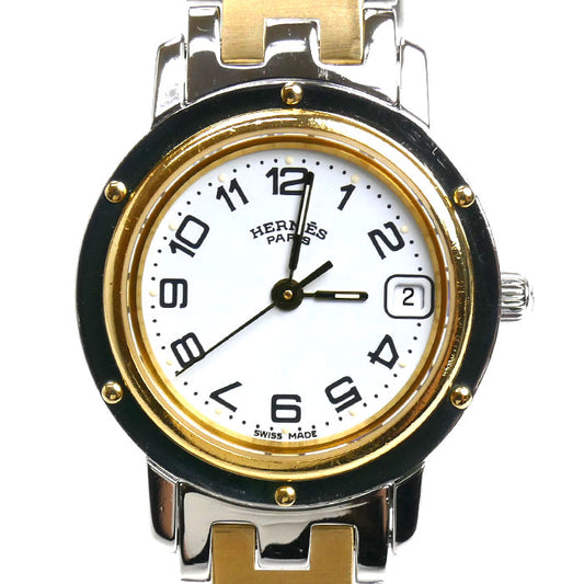 HERMES エルメス クリッパー 腕時計 電池式 CL4.220 レディース【中古】