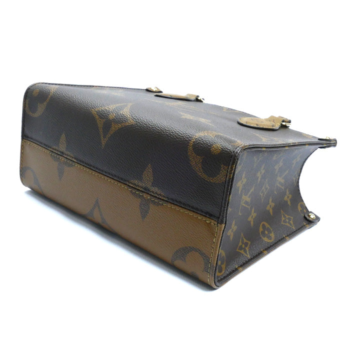 LOUIS VUITTON ルイ・ヴィトン オンザゴー PM 2Wayショルダーバッグ モノグラム & モノグラム・リバース ブラウン M46373 IC レディース【中古】【美品】