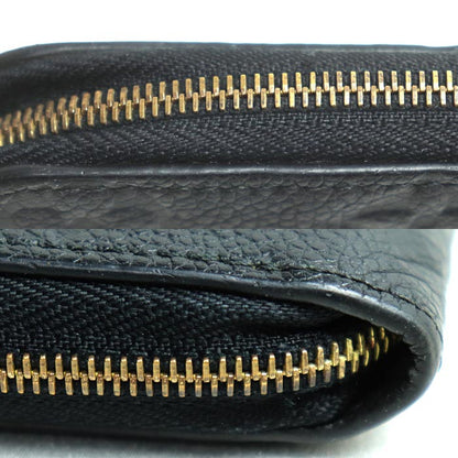 LOUIS VUITTON ルイ・ヴィトン ジッピー・コイン パース コインケース モノグラム・アンプラント ブラック M60574 TS0145 レディース【中古】