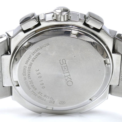 SEIKO セイコー クロノグラフ 腕時計 電池式 7T92-0KG0 メンズ【中古】