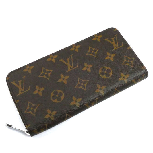 LOUIS VUITTON ルイ・ヴィトン ジッピーウォレット 長財布 ラウンドファスナー モノグラム ブラウン ウォッシュドブルー M11776 ICチップ レディース【中古】【美品】