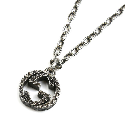 GUCCI グッチ シルバー925 インターロッキング ネックレス 455307 J8400 0811 45cm ユニセックス【中古】