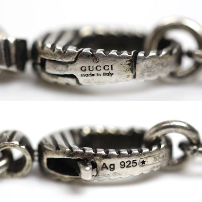 GUCCI グッチ シルバー925 インターロッキング ネックレス 455307 J8400 0811 45cm ユニセックス【中古】