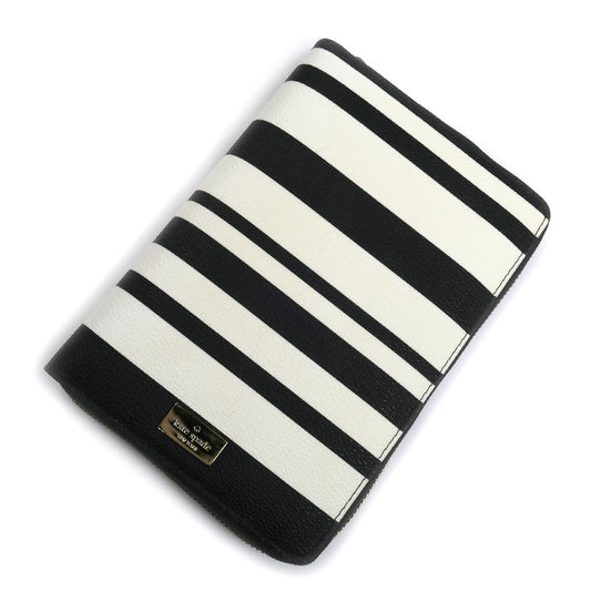 Kate Spade ケイトスペード システム手帳 ブラック ホワイト 旧タイプ レディース【中古】【美品】