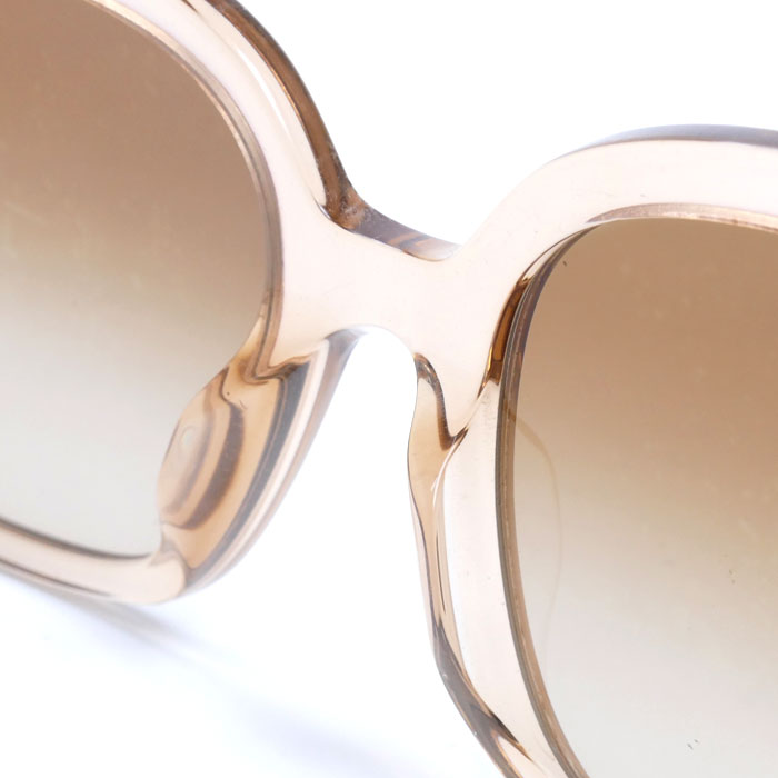 BURBERRY バーバリー バタフライシェイプ サングラス ブラウン ピーチ 4323-F 4006/13 レディース 56□20-140 2N【中古】