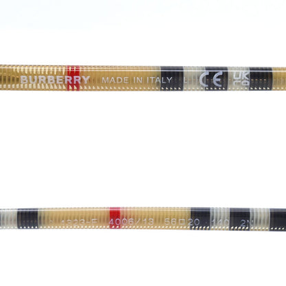 BURBERRY バーバリー バタフライシェイプ サングラス ブラウン ピーチ 4323-F 4006/13 レディース 56□20-140 2N【中古】