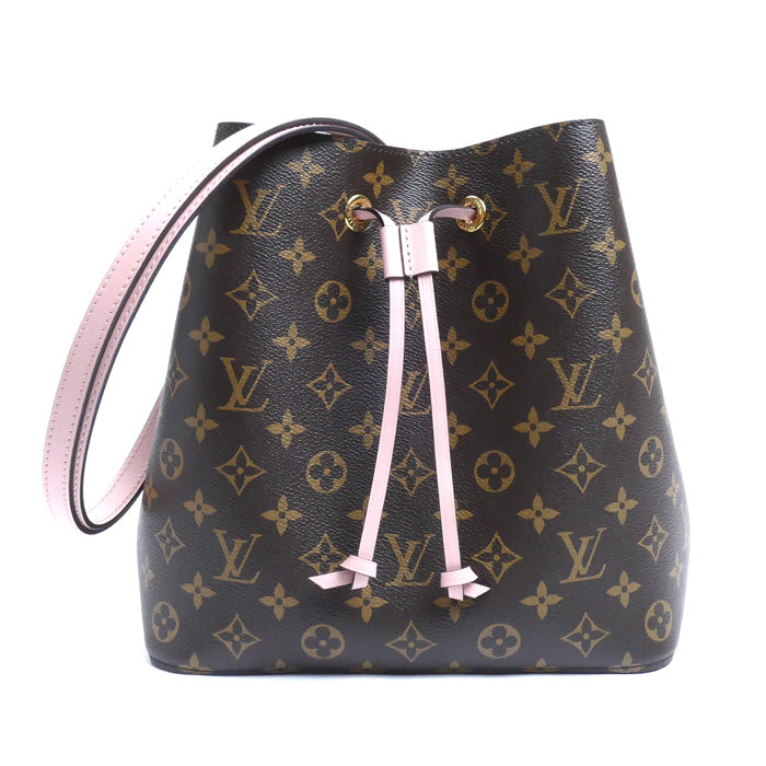 LOUIS VUITTON ルイ・ヴィトン ネオノエ MM ショルダーバッグ モノグラム ローズプードル M44022 IC レディース【中古】