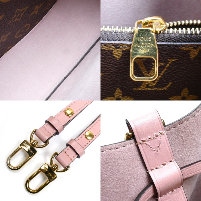LOUIS VUITTON ルイ・ヴィトン ネオノエ MM ショルダーバッグ モノグラム ローズプードル M44022 IC レディース【中古】