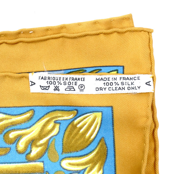 HERMES エルメス カレ90 JUNQUES ET SAMPANS 船 スカーフ マルチ レディース【中古】