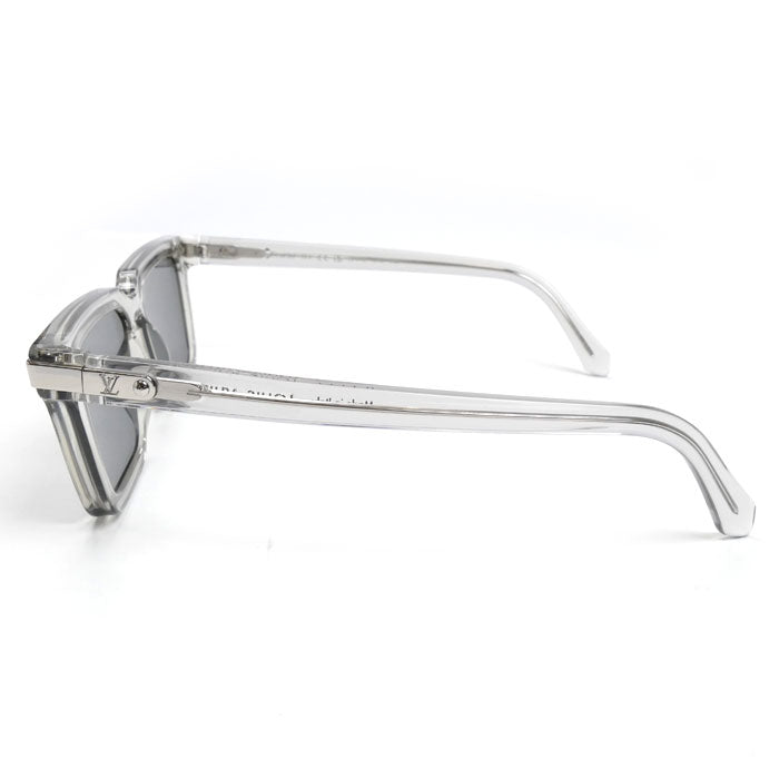 LOUIS VUITTON ルイ・ヴィトン LV シグネチャー スクエア サングラス グレー Z1975U 8FJ 52□18 150 RZ2263  ユニセックス【中古】【美品】