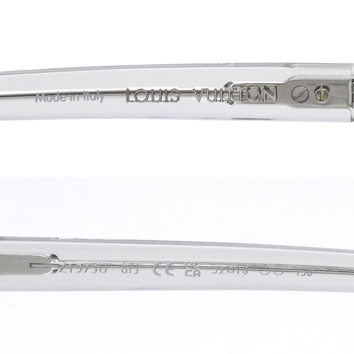 LOUIS VUITTON ルイ・ヴィトン LV シグネチャー スクエア サングラス グレー Z1975U 8FJ 52□18 150 RZ2263  ユニセックス【中古】【美品】