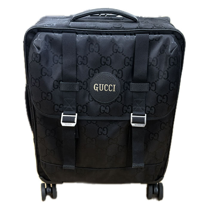 GUCCI グッチ オフザグリッド キャリーバッグ ブラック 674234 UKDKN 1000 スモール トロリー メンズ【中古】【美品】