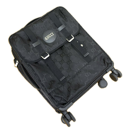 GUCCI グッチ オフザグリッド キャリーバッグ ブラック 674234 UKDKN 1000 スモール トロリー メンズ【中古】【美品】
