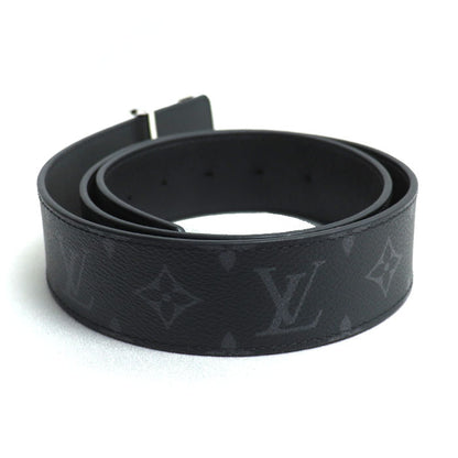 LOUIS VUITTON ルイ・ヴィトン LV イニシャル 40MM リバーシブル ベルト モノグラム・エクリプス ブラック M0157V AC3264 メンズ【中古】