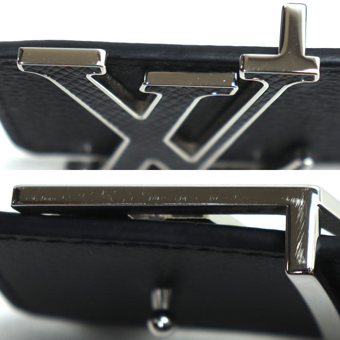 LOUIS VUITTON ルイ・ヴィトン LV イニシャル 40MM リバーシブル ベルト モノグラム・エクリプス ブラック M0157V AC3264 メンズ【中古】