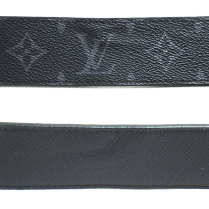 LOUIS VUITTON ルイ・ヴィトン LV イニシャル 40MM リバーシブル ベルト モノグラム・エクリプス ブラック M0157V AC3264 メンズ【中古】