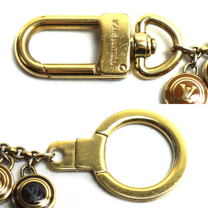 LOUIS VUITTON ルイ・ヴィトン ポルトクレ・シェンヌ パスティーユ キーホルダー ゴールド ブラウン M65386 レディース【中古】