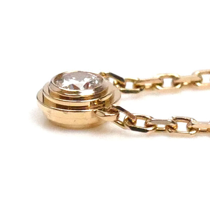 CARTIER カルティエ K18PG ピンクゴールド ダムール XS ネックレス B7224516 ダイヤモンド 2.1g 38/41cm レディース【中古】【美品】