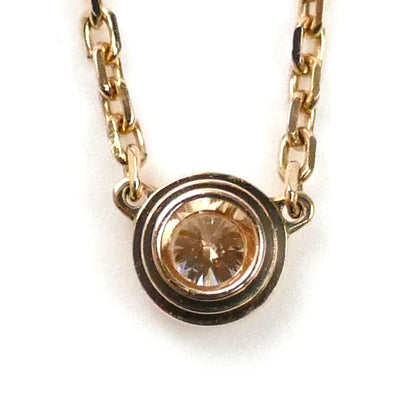 CARTIER カルティエ K18PG ピンクゴールド ダムール XS ネックレス B7224516 ダイヤモンド 2.1g 38/41cm レディース【中古】【美品】