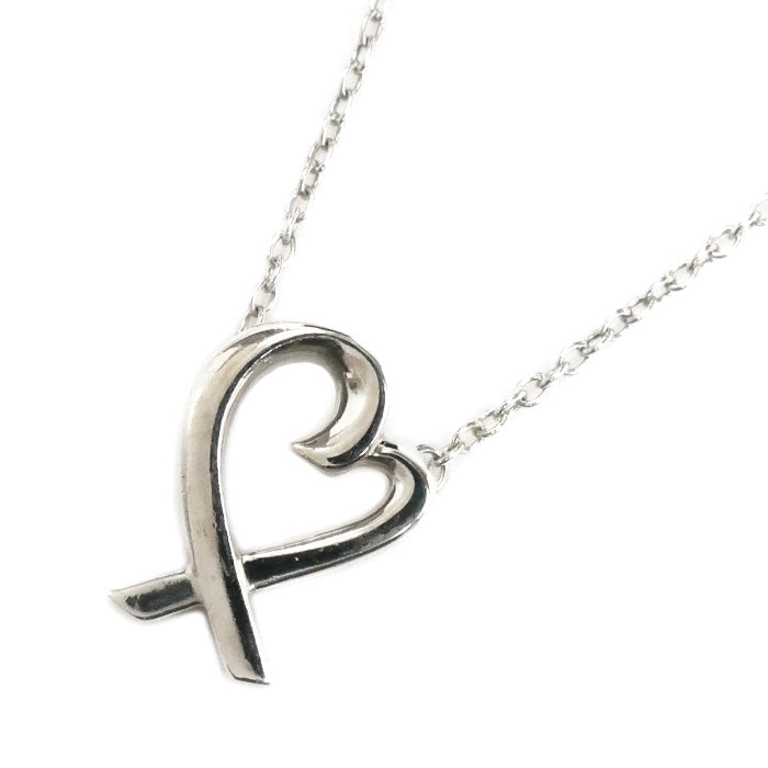 TIFFANY&Co. ティファニー シルバー925 ラビングハート ネックレス 1.6g 45cm レディース【中古】
