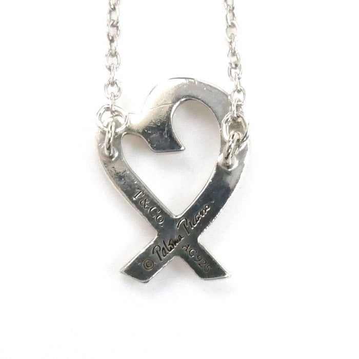 TIFFANY&Co. ティファニー シルバー925 ラビングハート ネックレス 1.6g 45cm レディース【中古】