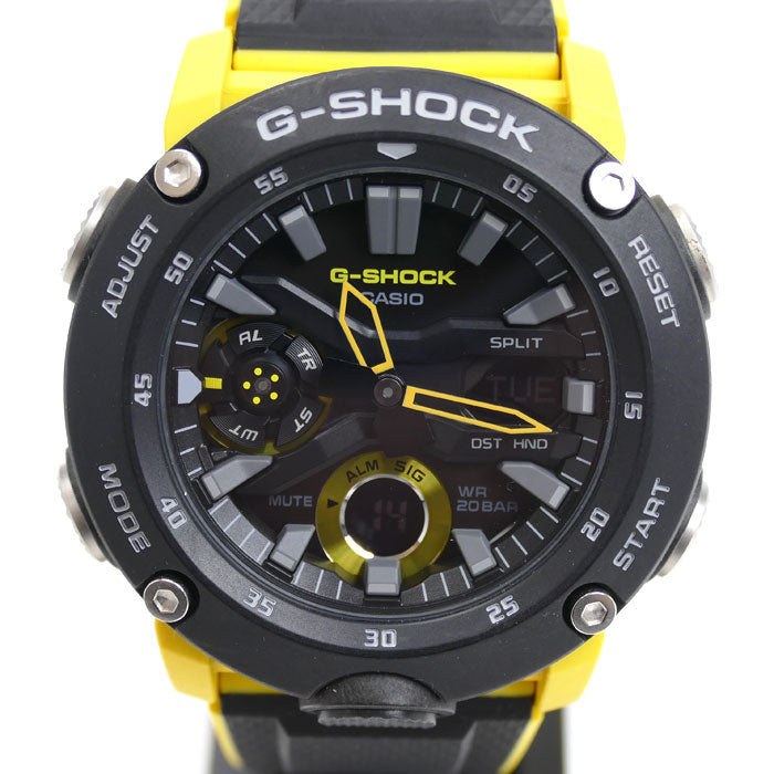 CASIO カシオ G-SHOCK 腕時計 電池式 GA-2000-1A9JF メンズ【中古】