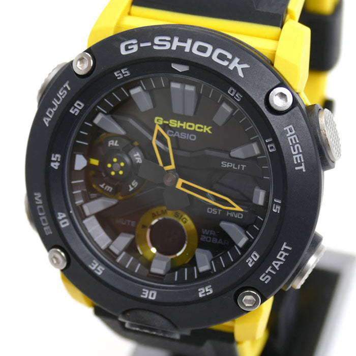 CASIO カシオ G-SHOCK 腕時計 電池式 GA-2000-1A9JF メンズ【中古】