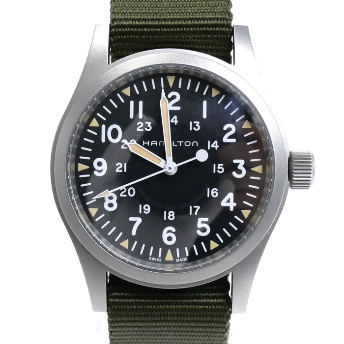 HAMILTON ハミルトン カーキ フィールド Mechanical 38mm 腕時計 手巻き H69439931/H694390 メンズ【中古】【美品】