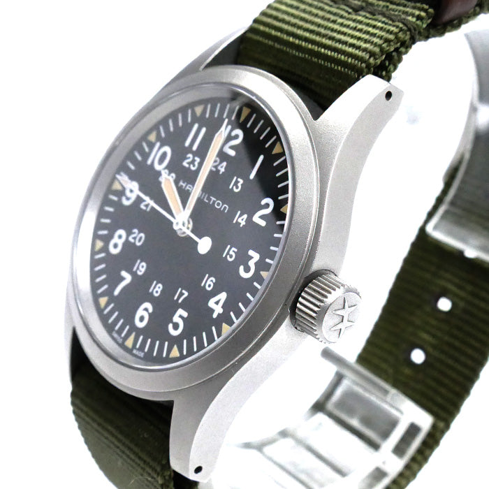 HAMILTON ハミルトン カーキ フィールド Mechanical 38mm 腕時計 手巻き H69439931/H694390 メンズ【中古】【美品】