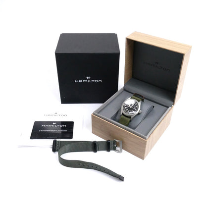 HAMILTON ハミルトン カーキ フィールド Mechanical 38mm 腕時計 手巻き H69439931/H694390 メンズ【中古】【美品】