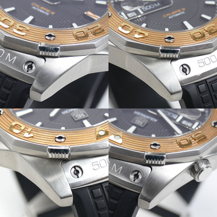 TAG HEUER タグホイヤー アクアレーサー キャリバー5 デイト 腕時計 自動巻き WAJ2150.FT6015 メンズ【中古】